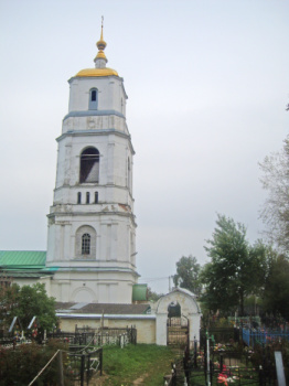 Колокольня Троицкого храма в селе Троица (Хотеичи)