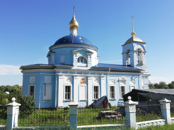 Храм Владимирской иконы Божией Матери в селе Дубна