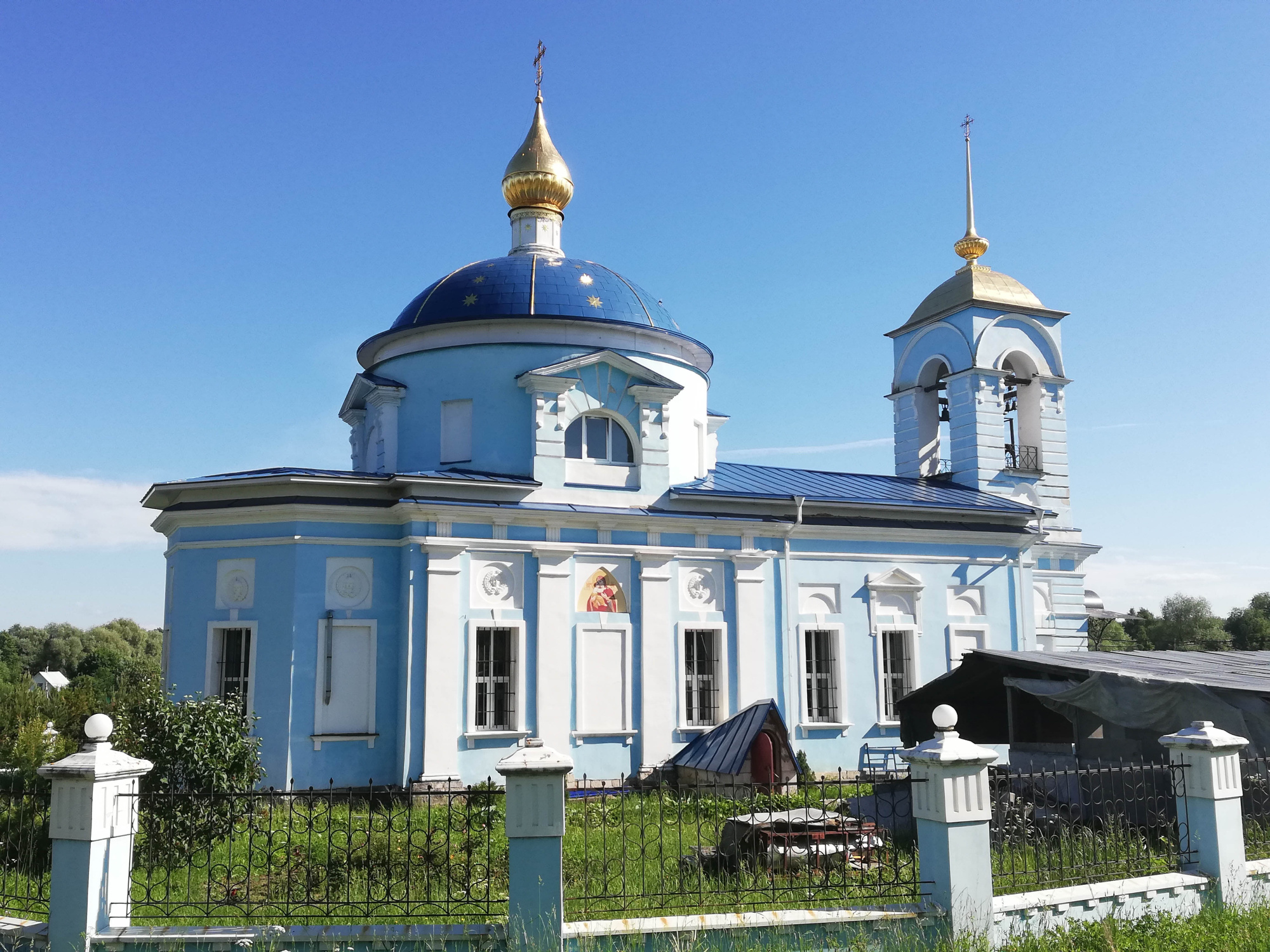Храм Владимирской иконы Божией Матери в селе Дубна