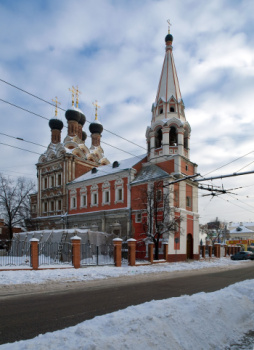 Церковь Николая Чудотворца на Болвановке - зимняя фотография