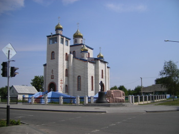 Спасо-Преображенская церковь в городе Ветка