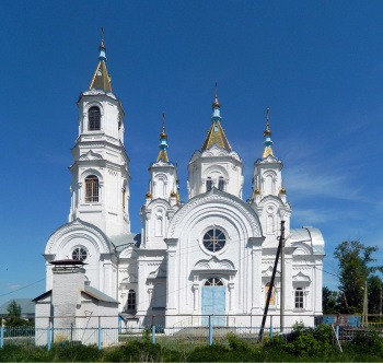 Храм в честь Казанской иконы Пресвятой Богородицы в селе Верхнее Санчелеево