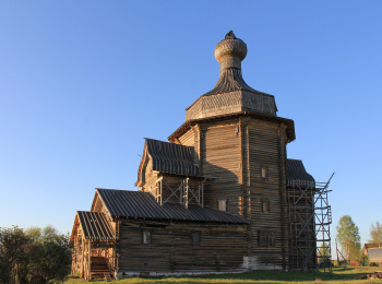 Никольская церковь в Зачачье - памятник деревянного зодчества