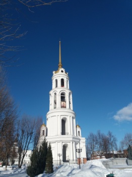 Колокольня Воскресенского собора в городе Шуя