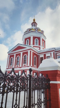 Спасский собор в Кирове: зимняя фотография