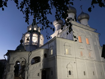 Церковь Константина и Елены в Вологде - ночная фотография