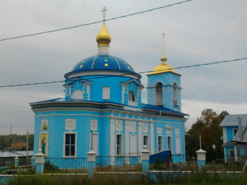 Храм Владимирской иконы Божией Матери в деревне Дубна