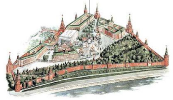 Патриарший дворец и Церковь Двенадцати Апостолов в Московском Кремле