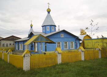 Храм Преподобного Серафима Саровского в посёлке Коноша